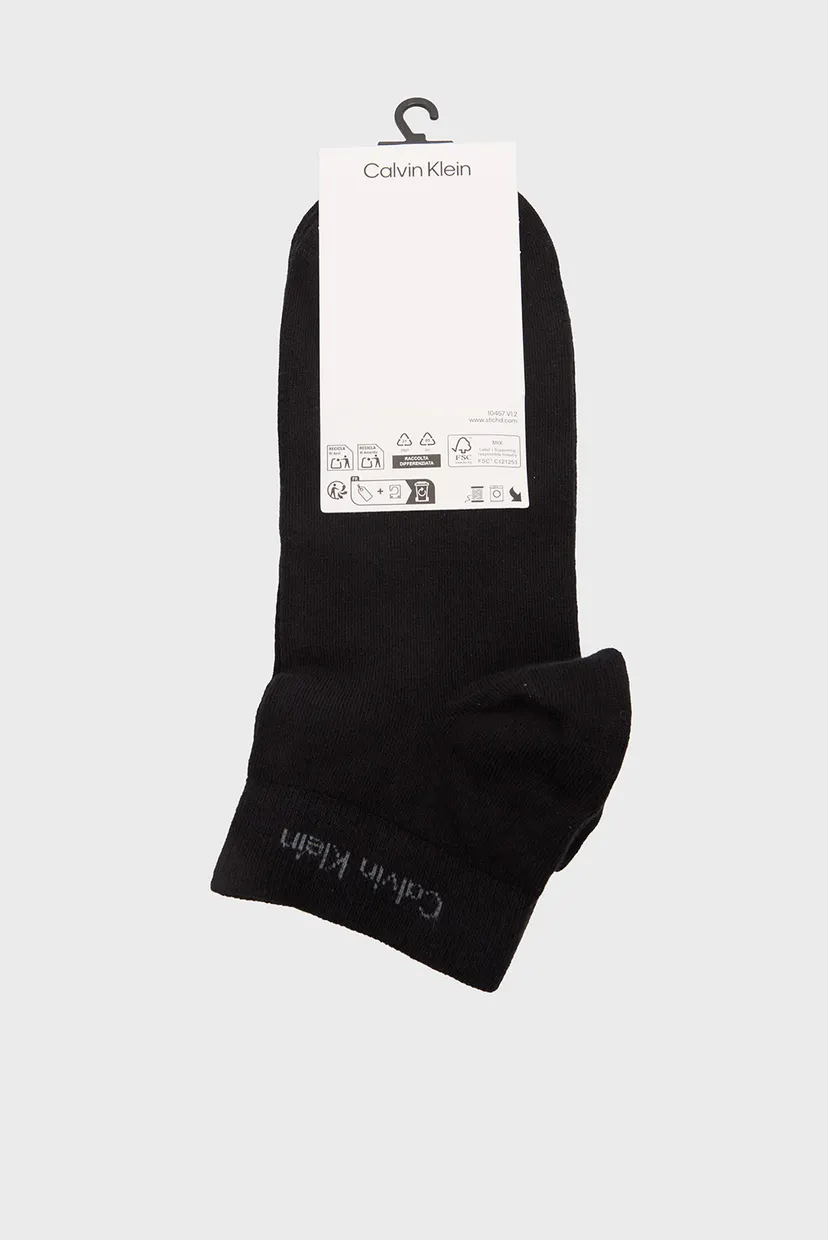 Носки CK MEN QUARTER 2P PINSTRIPE 3