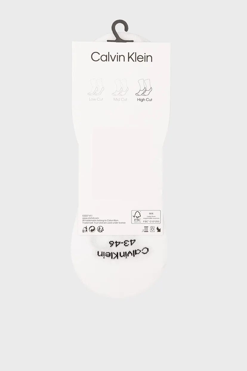 Следы CK MEN FOOTIE HIGH CUT 2P LOGO 6