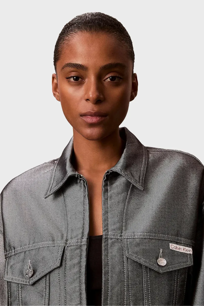 Куртка джинсовая DENIM BOMBER JACKET DENIM SHINE 4