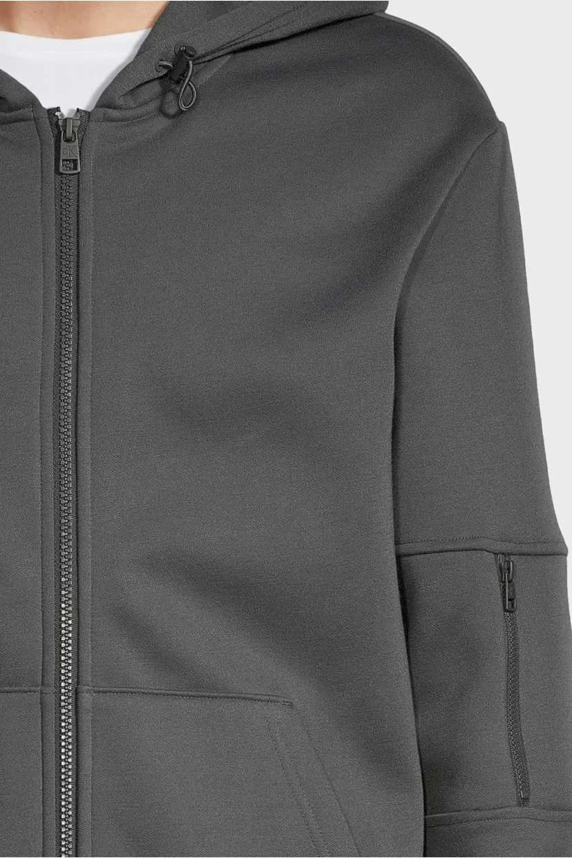 Реглан WOVEN TAB ZIP THROUGH HOODIE 5