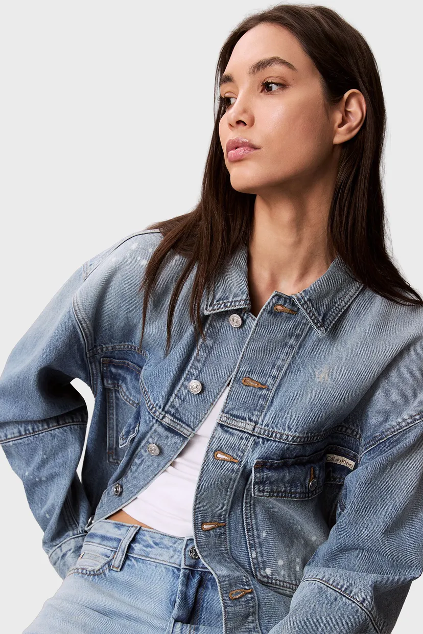 Куртка джинсовая DENIM JACKET RAINY BLUE 4