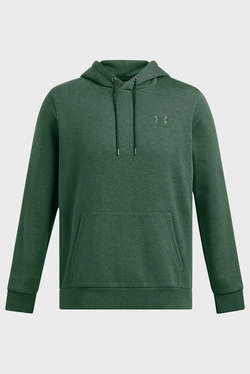 Мужское зеленое худи UA Essential Fleece Hoodie 4