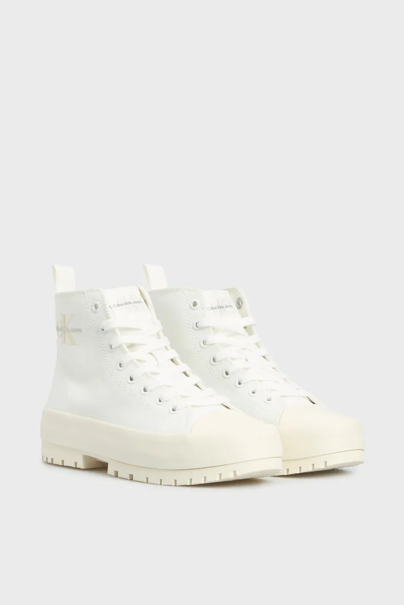 Женские белые кеды LUGGED HYBRID LACEUP MID 4
