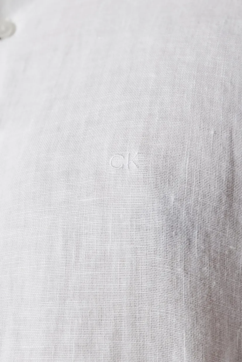 Рубашка LINEN STANDUP COLLAR SLIM SHIRT 4