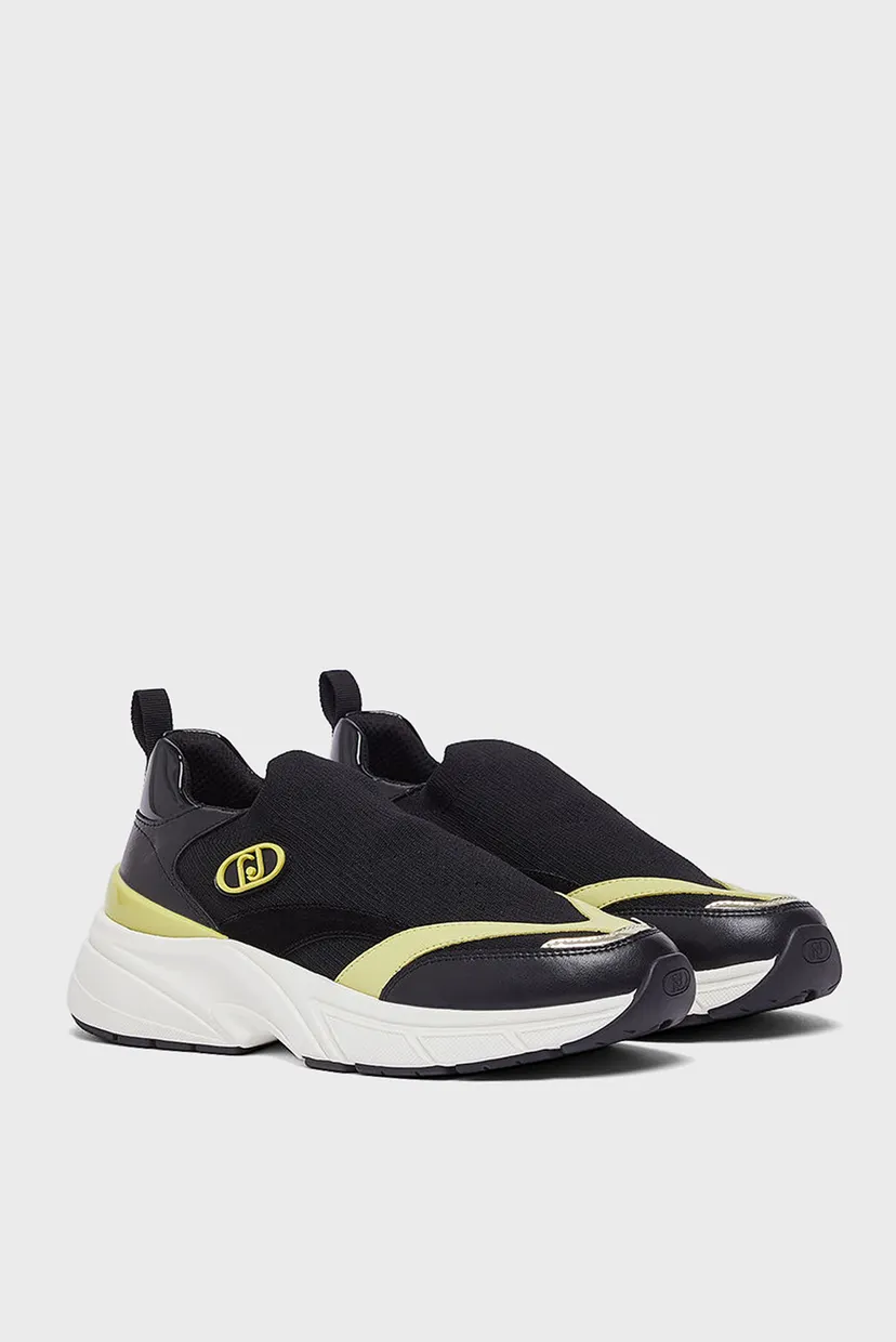Кроссовки LJ01 08 - SNEAKER SPREADING KNIT BLACK CITRONETTE 3