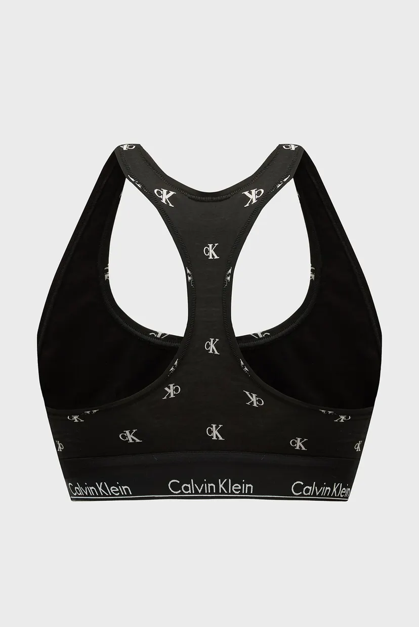 Женский черный топ с узором UNLINED BRALETTE 7