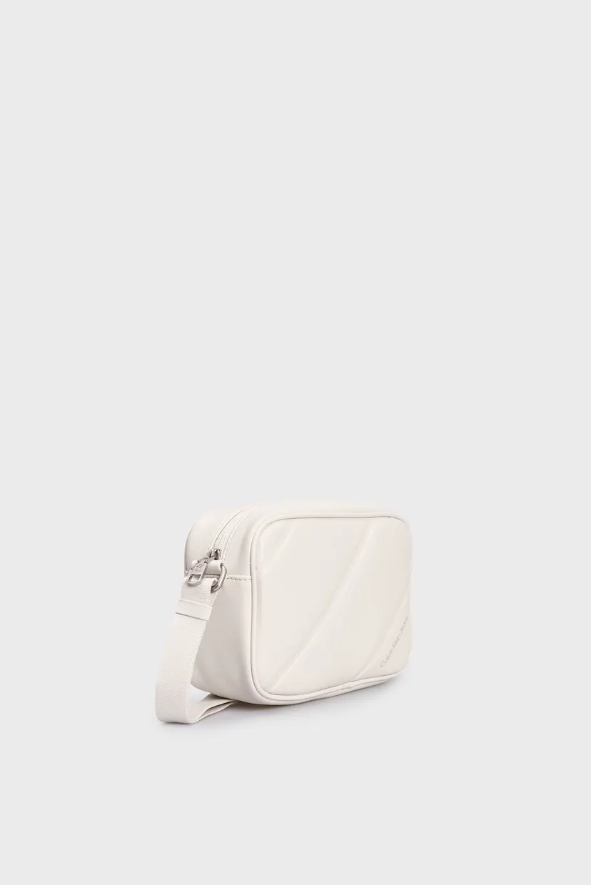 Женская белая сумка QUILTED CAMERABAG18 3
