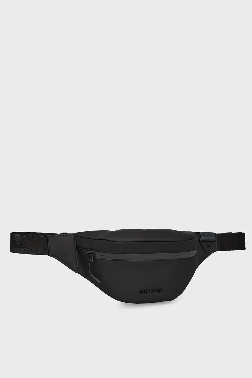 Мужская черная поясная сумка TH SEASONAL BUMBAG 3