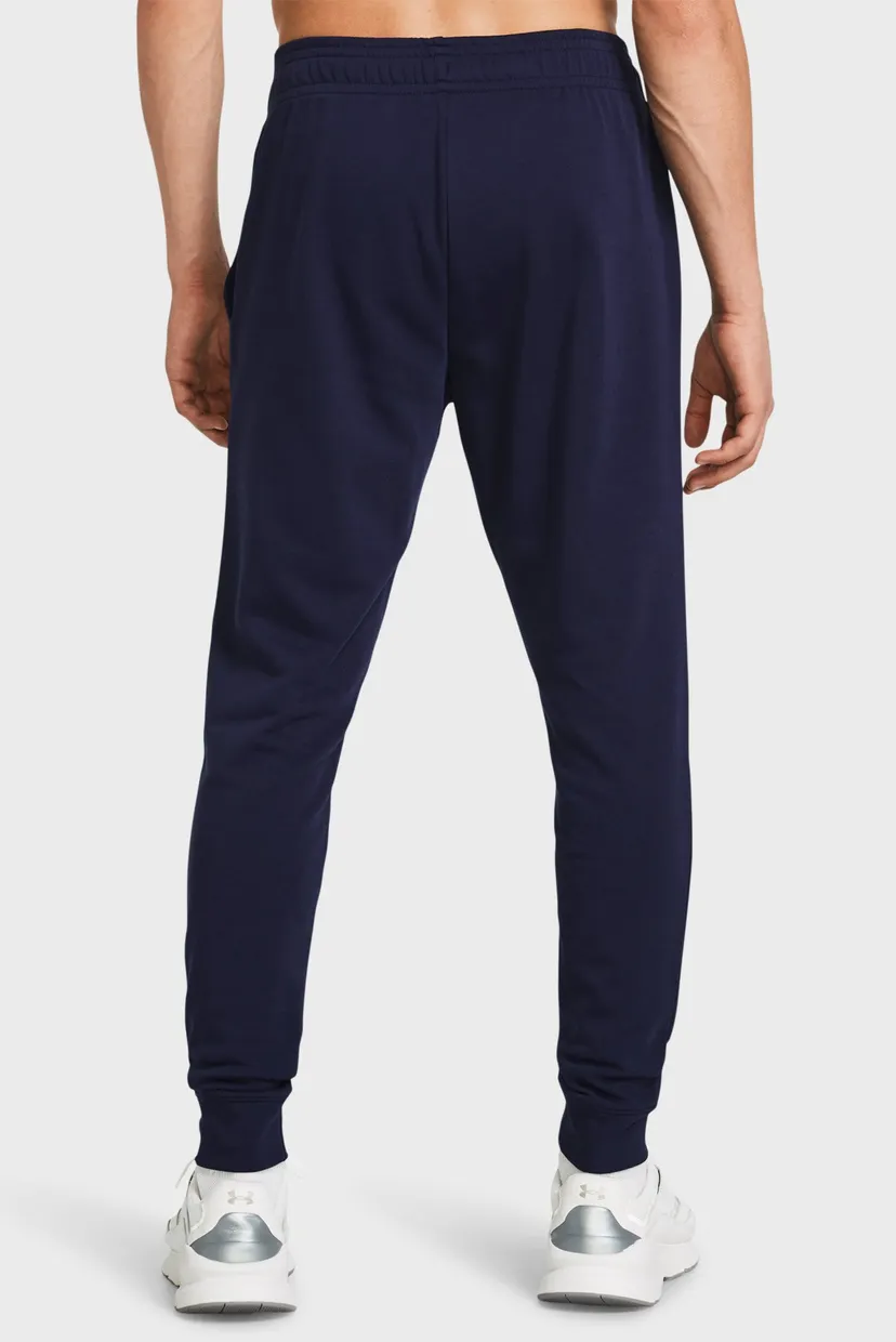 Мужские темно-синие спортивные брюки UA Rival Terry Jogger 3