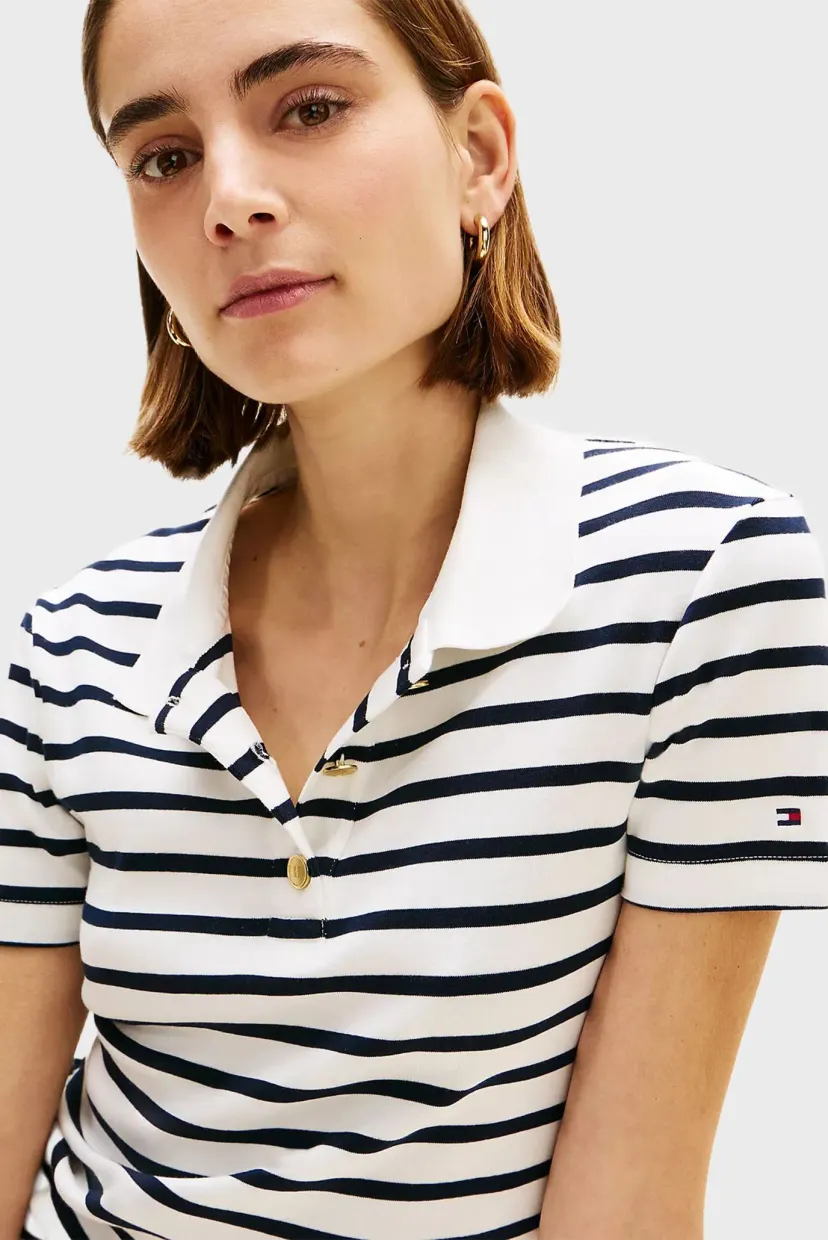 Поло GOLD BUTTON SLIM SS POLO 4