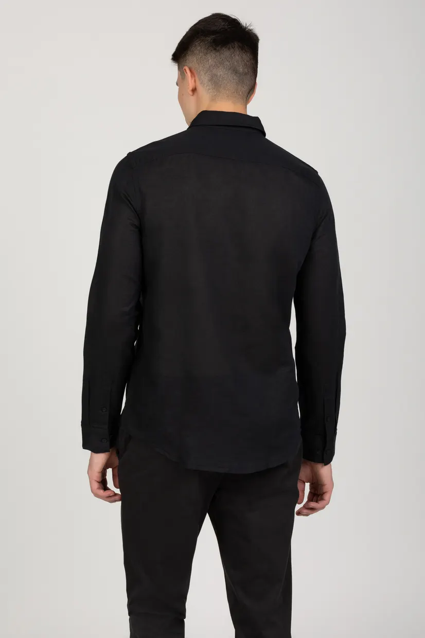 Рубашка LINEN COTTON REGULAR SHIRT 3