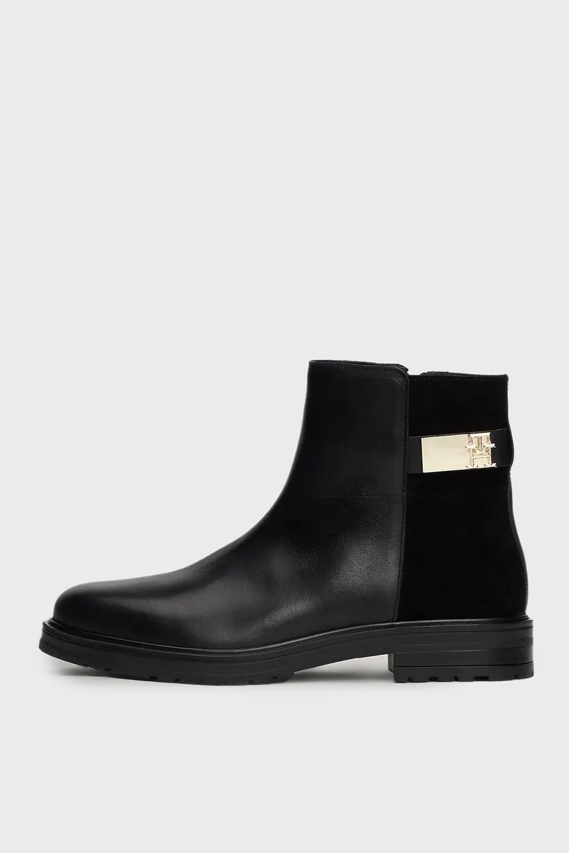 Ботинки TH LOGO LEATHER MIX CHELSEA 5