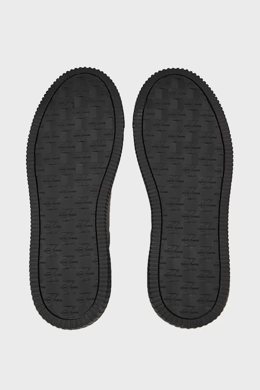 Мужские черные кожаные сникерcы CHUNKY CUPSOLE MONO LTH 5