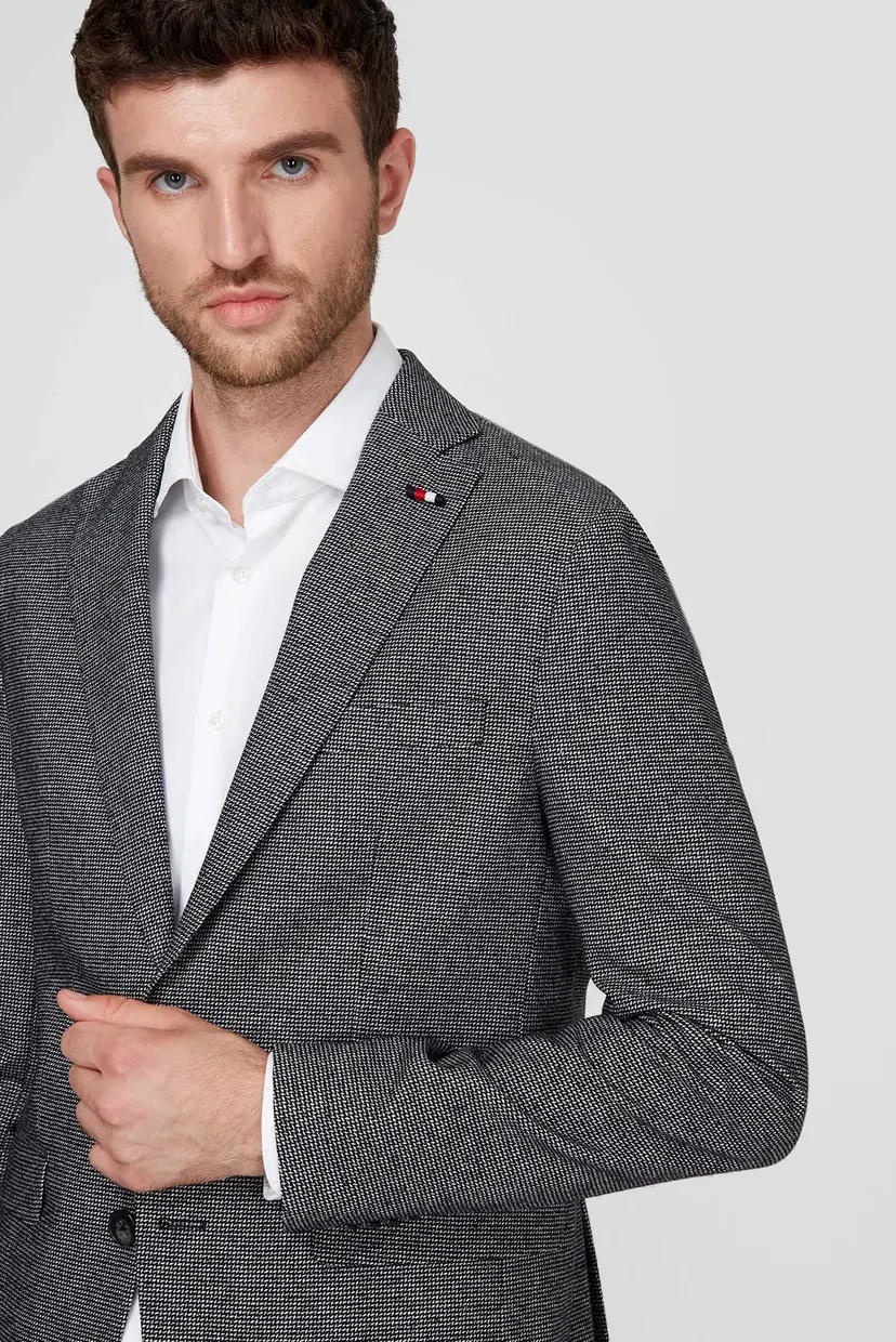 Мужской серый пиджак FKS SLIM FIT LAPEL 7