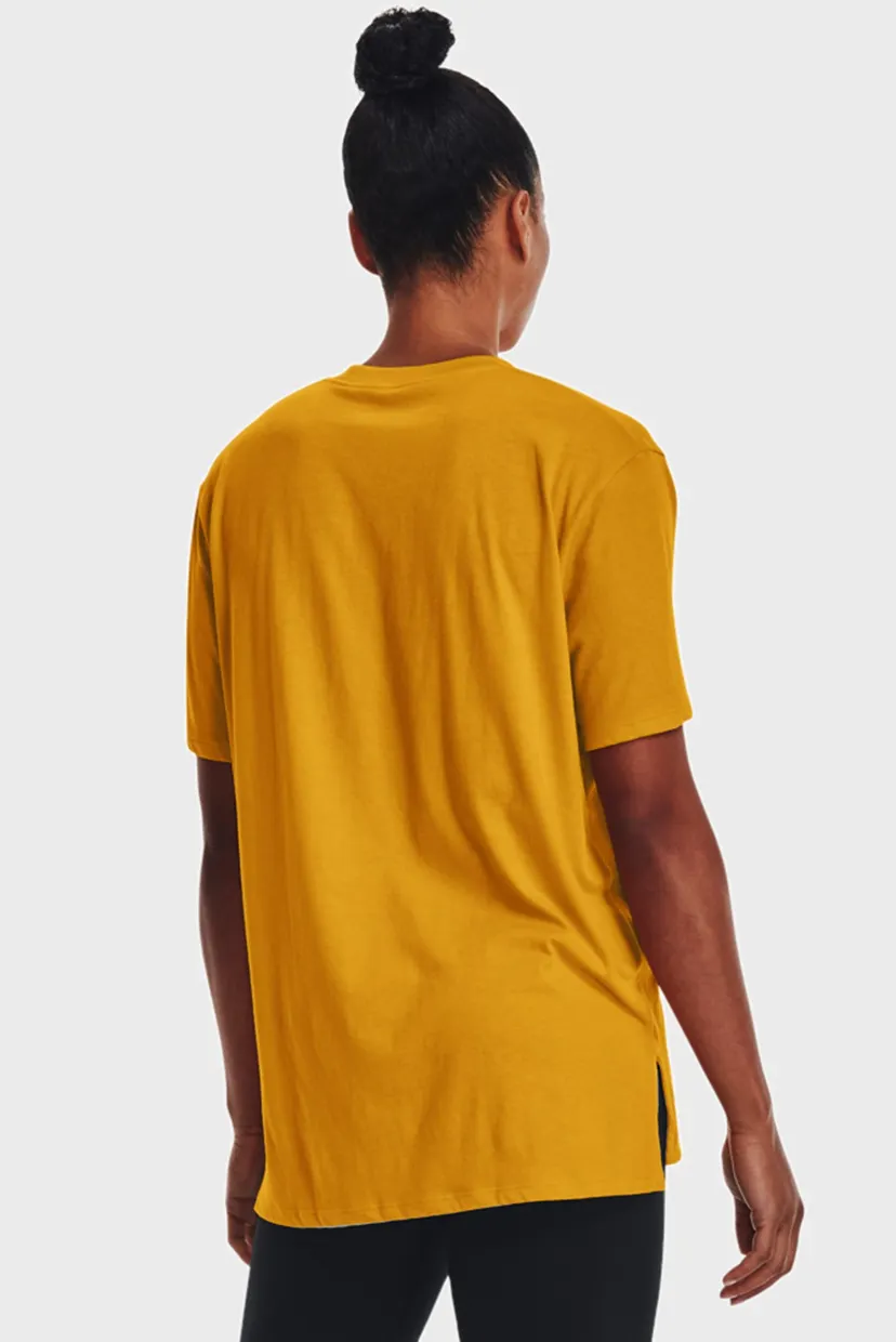 Женская оранжевая футболка Oversized Graphic SS 10