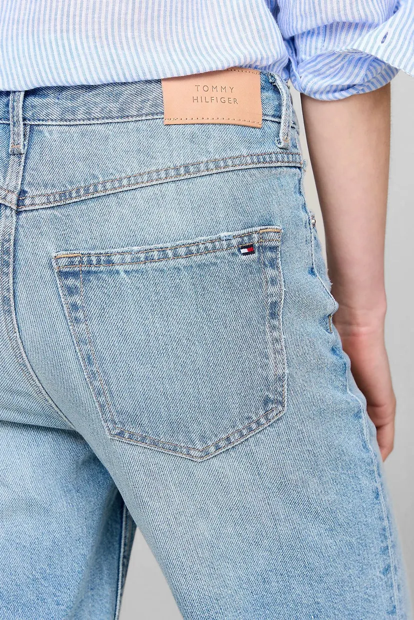 Женские голубые джинсовые шорты DNM SLIM SHORT HW ASH WRN 4