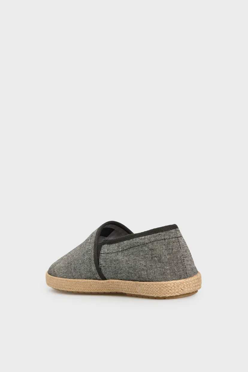 Мужские темно-серые эспадрильи HILFIGER CHAMBRAY ESPADRILLE 5