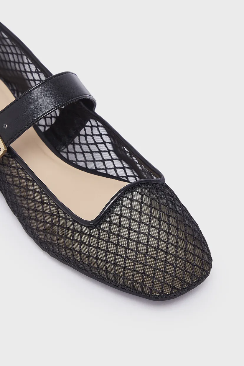 Балетки BRIGITTE 15 - BALLERINA NET BLACK 4
