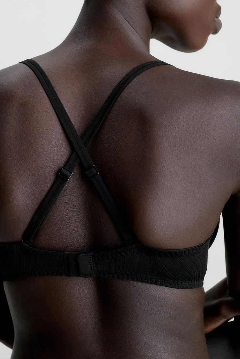 Женский черный бюстгальтер UNLINED DEMI 17