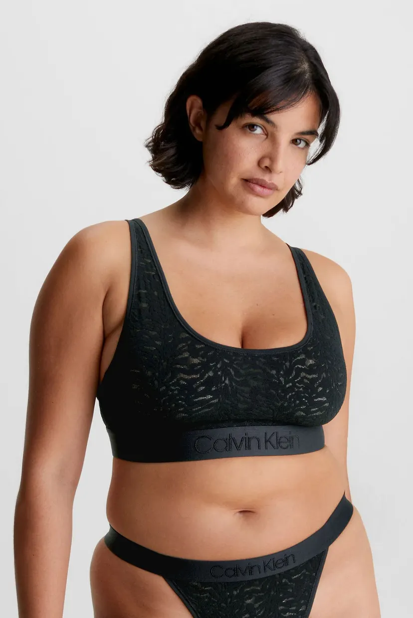 Женский черный бюстгальтер UNLINED BRALETTE 3