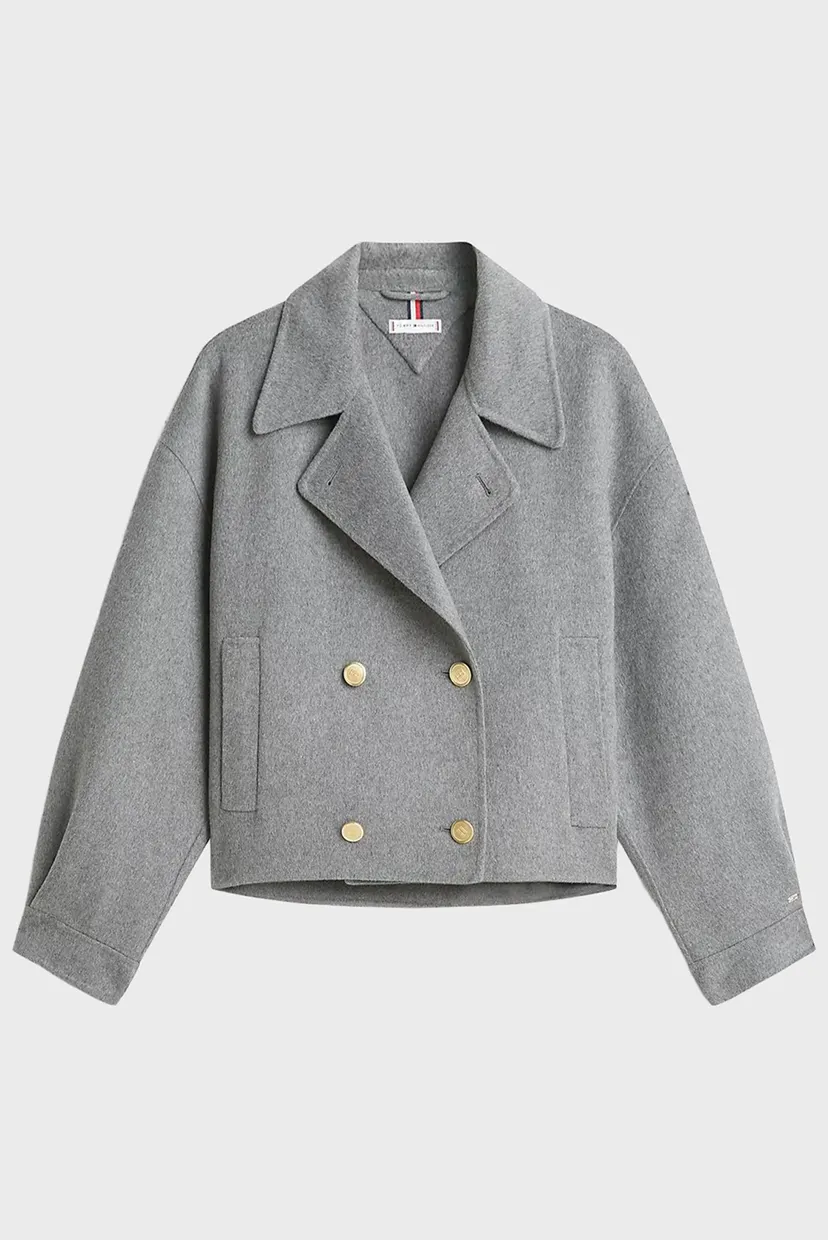 Пальто короткое DF WOOL GOLD BUTTON PEACOAT 6