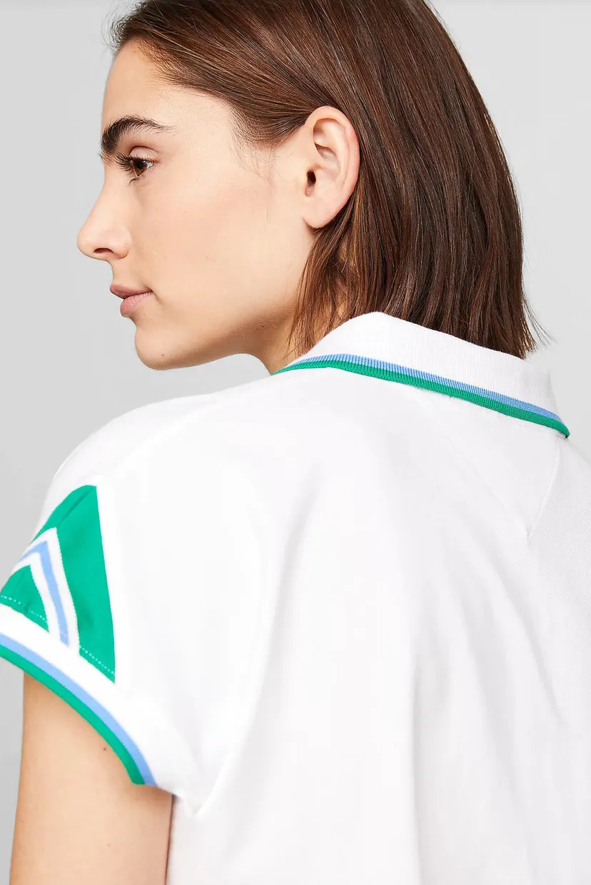 Поло REG STRIPE SLV POLO CAP SLEEVE 4