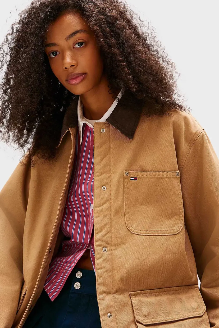 Куртка демисезонная TJW TWILL JACKET CORD COLLAR 4