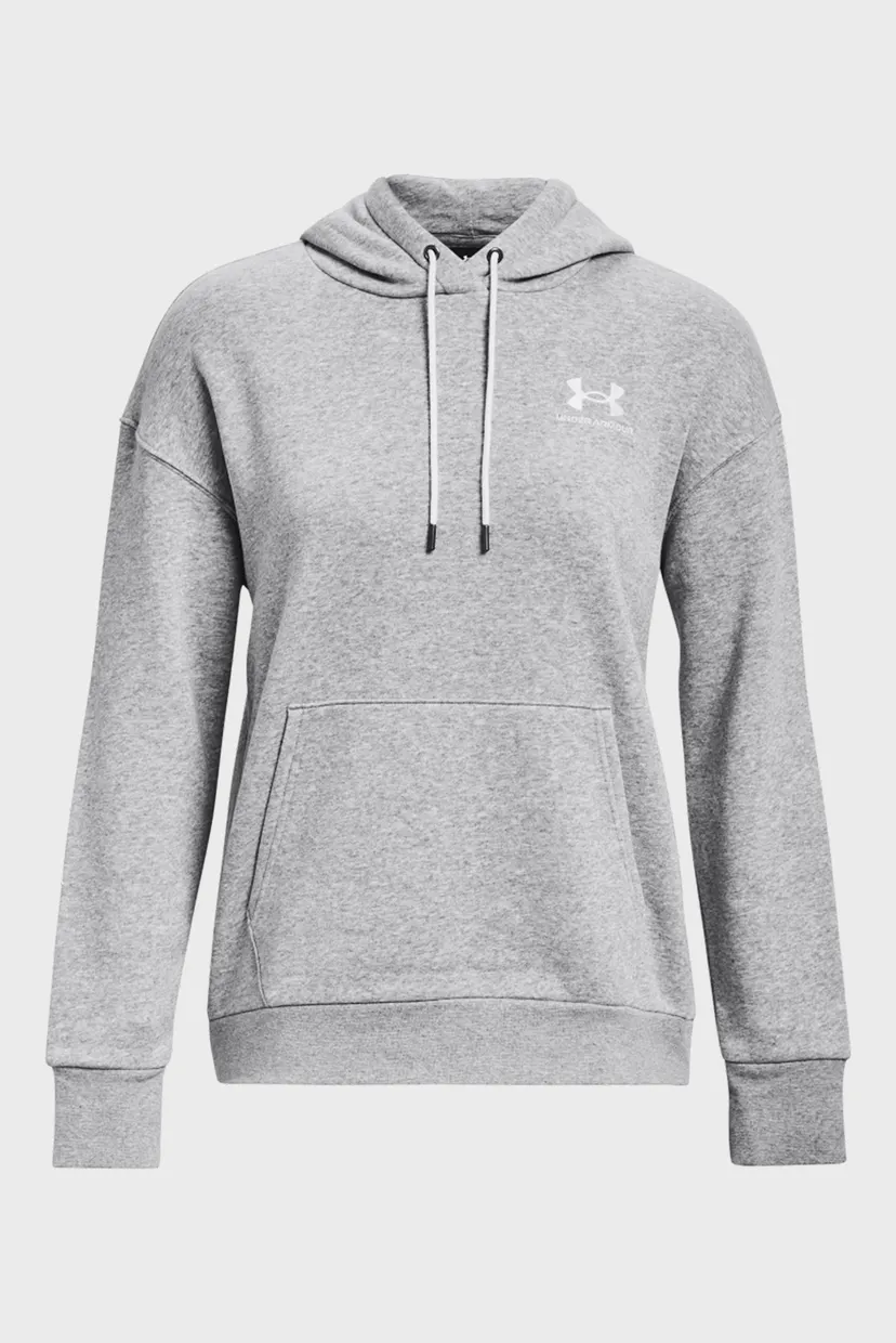 Женское серое худи Essential Fleece Hoodie 5