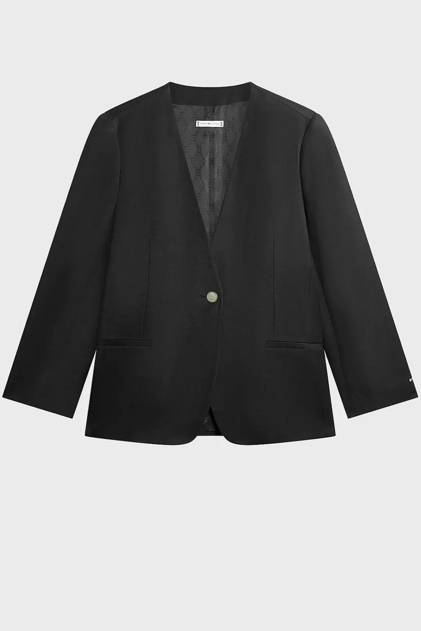 Пиджак LINEN VIS COLLARLESS BLAZER 5