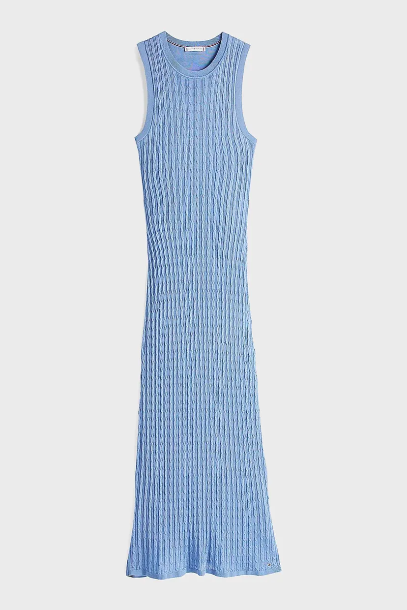 Платье RAYON CABLE LONG FLARED DRESS NS 5