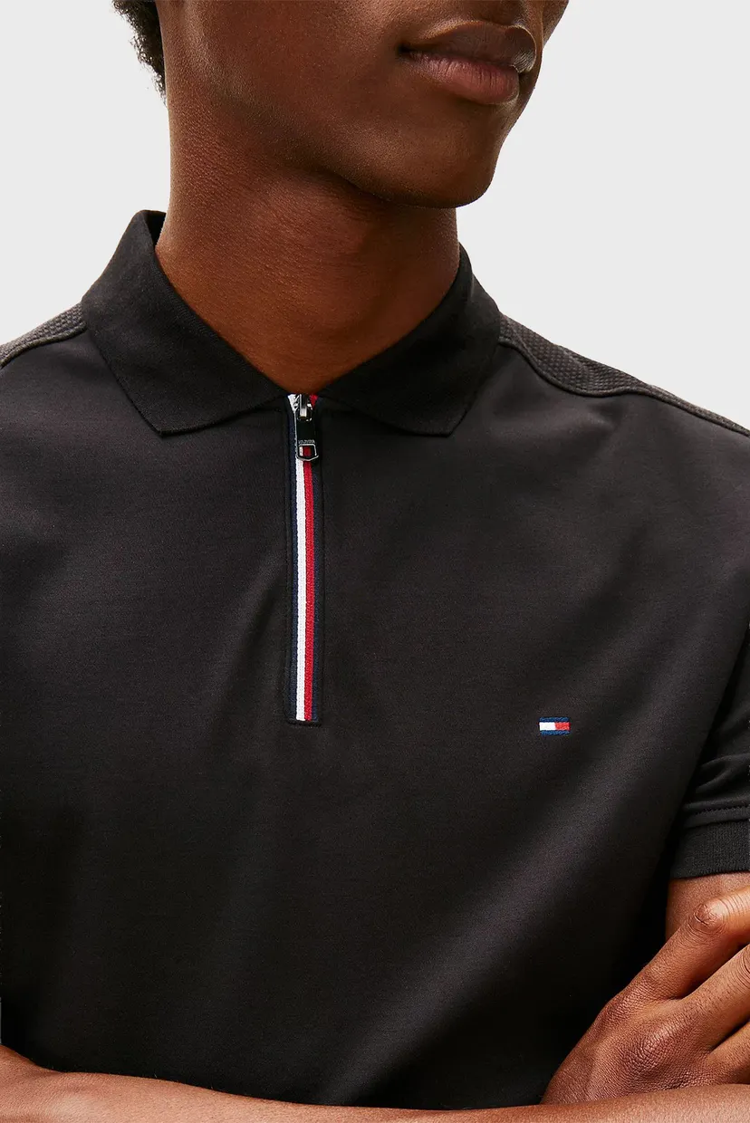 Поло LIQUID COTTON RWB ZIP REG POLO 4