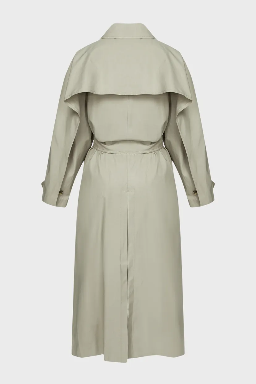 Женский бежевый тренч OVERSIZED TRENCH COAT 5