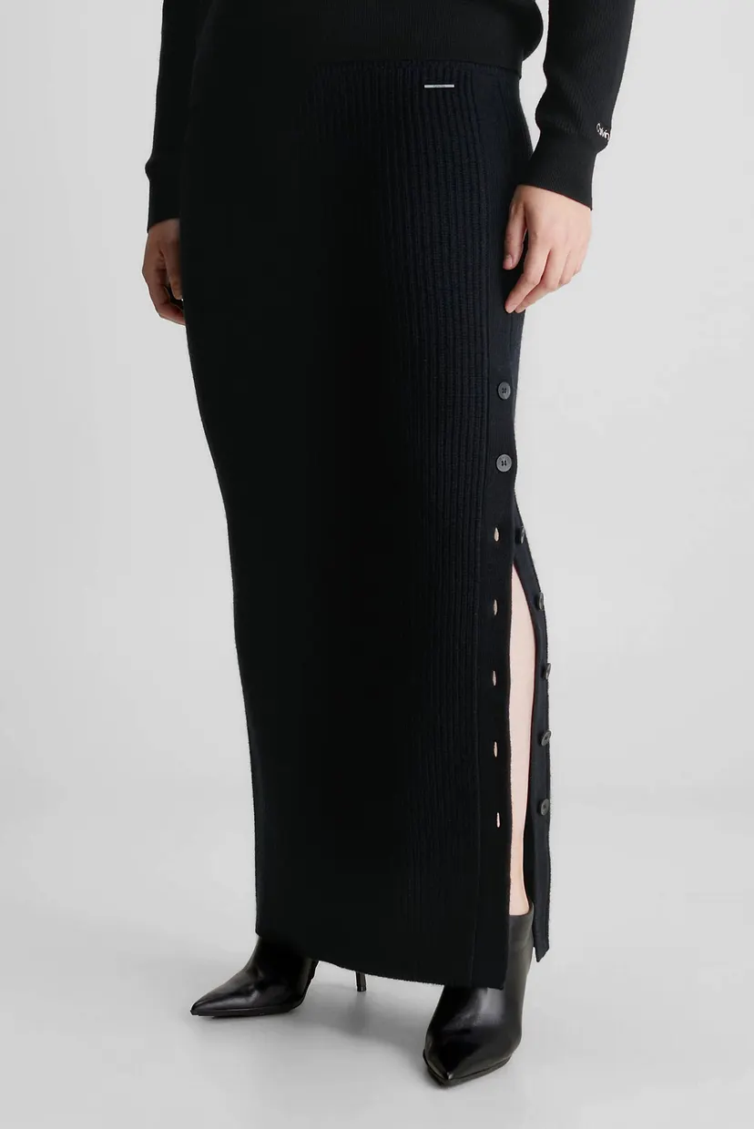 Юбка RECYCLED WOOL MAXI SKIRT 3