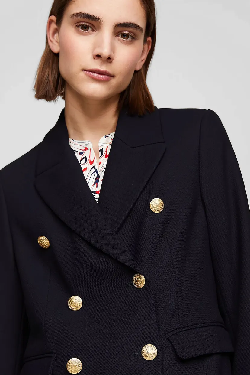 Пиджак PIQUE GOLD BUTTON REGULAR BLAZER 4