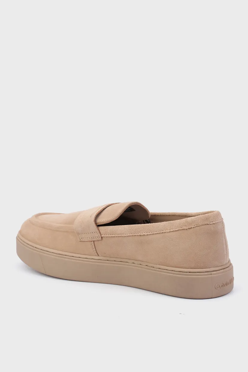 Мужские бежевые замшевые лоферы LOW TOP MOC HYBRID SUE 3