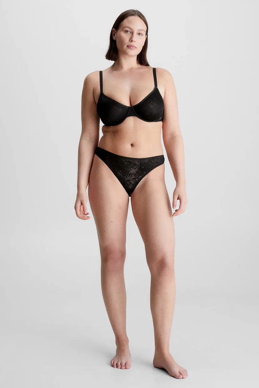 Женский черный бюстгальтер UNLINED DEMI 9