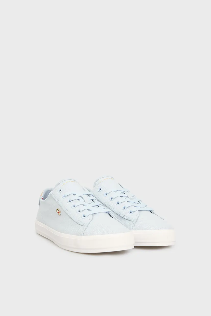 Женские голубые сникерсы VULC CANVAS LACE UP SNEAKER 3
