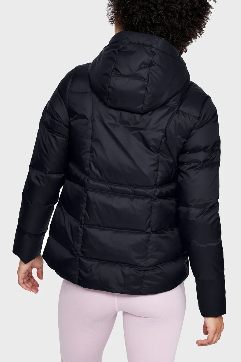 Женский черный пуховик UA Armour Down Hooded 7