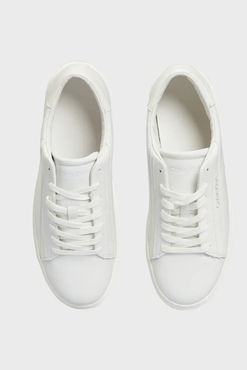 Мужские белые кожаные сникерcы LOW TOP LACE UP LTH 4
