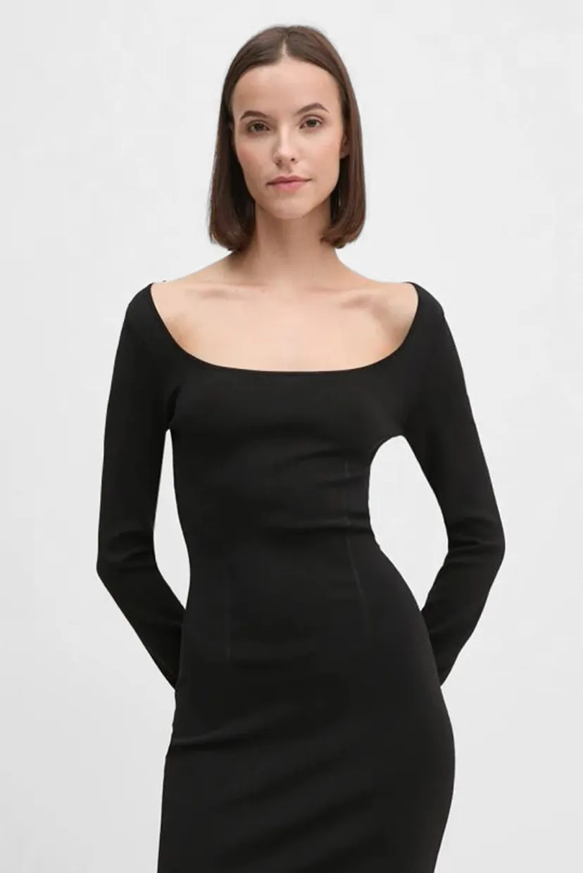 Платье SCULPTED LS SWEATER DRESS 4