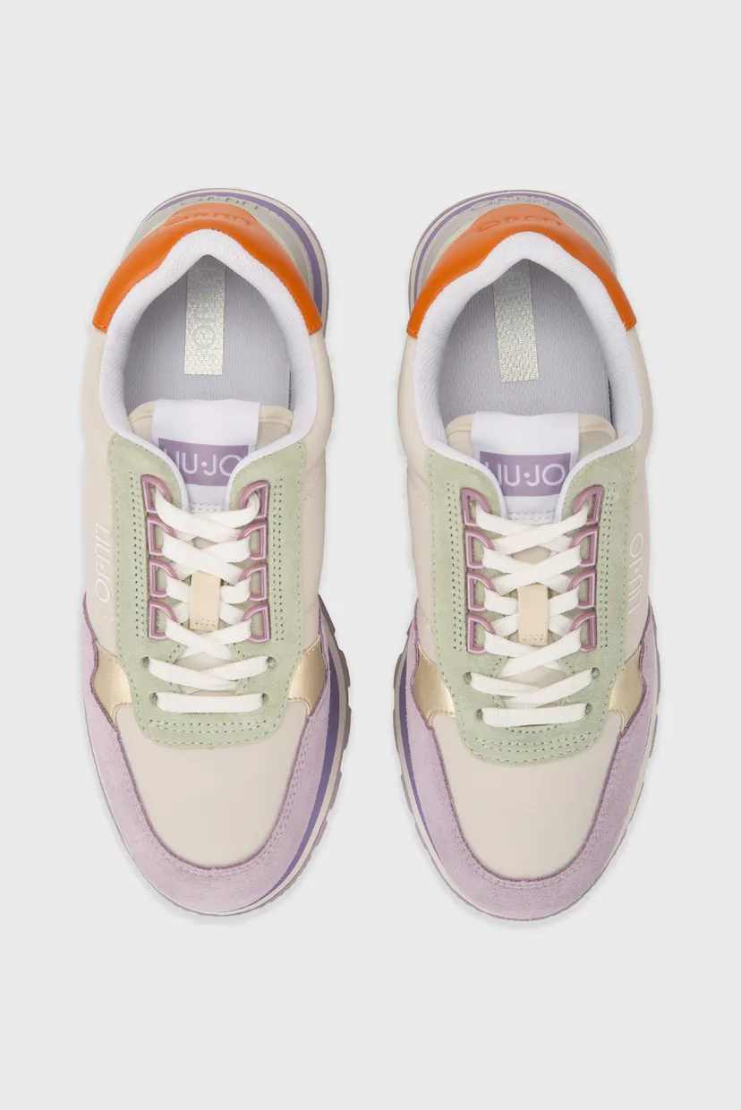 Кроссовки AMAZING 10 - SNEAKER COW SUEDE NYLON BUTTER LILAC PISTACHIO 4