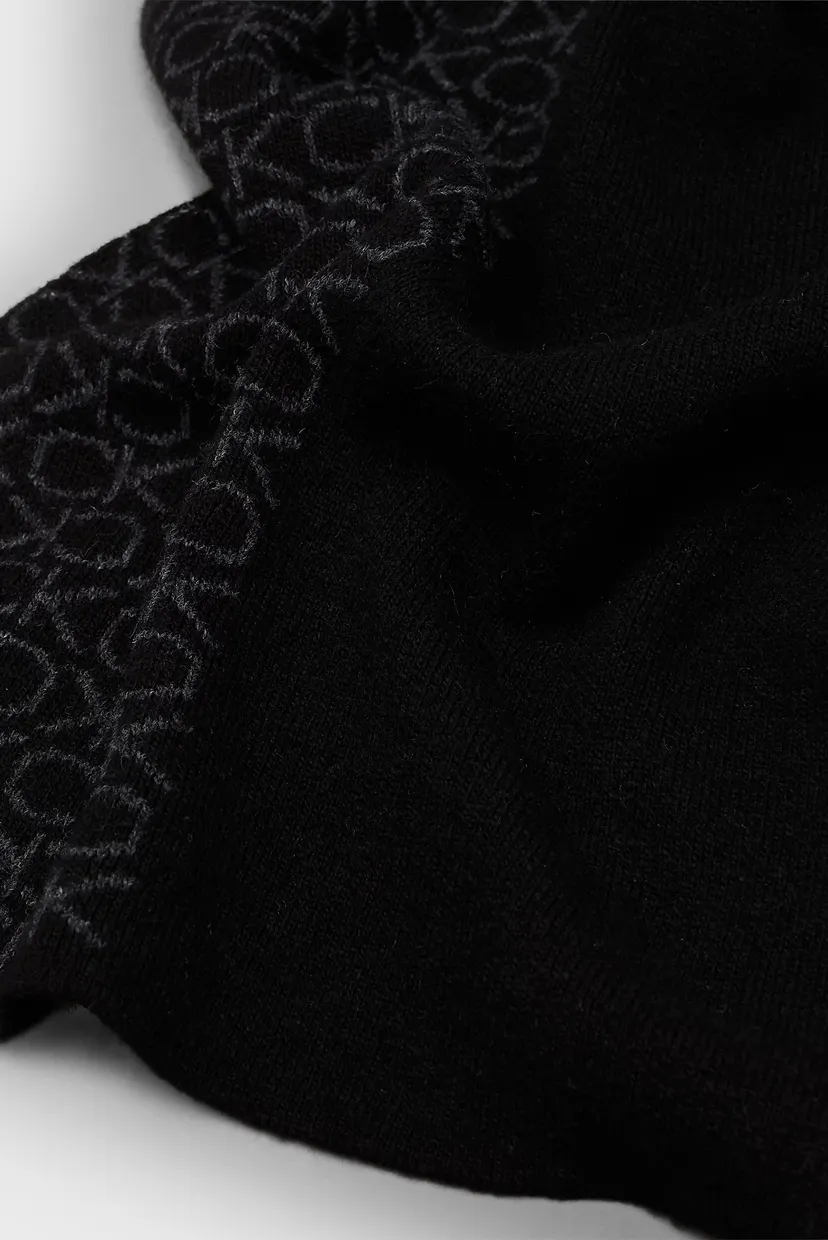 Подарочный набор GS CK MONOGRAM BEANIE + SCARF 6