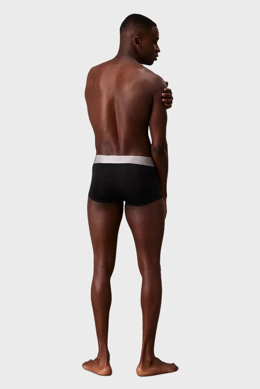 Мужские черные боксеры (3 шт) LOW RISE TRUNK 3