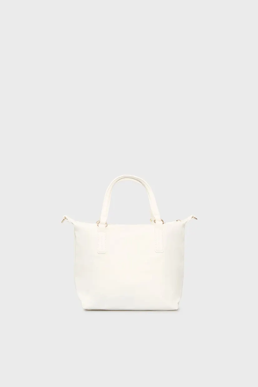 Женская белая сумка POPPY SMALL TOTE CORP 4