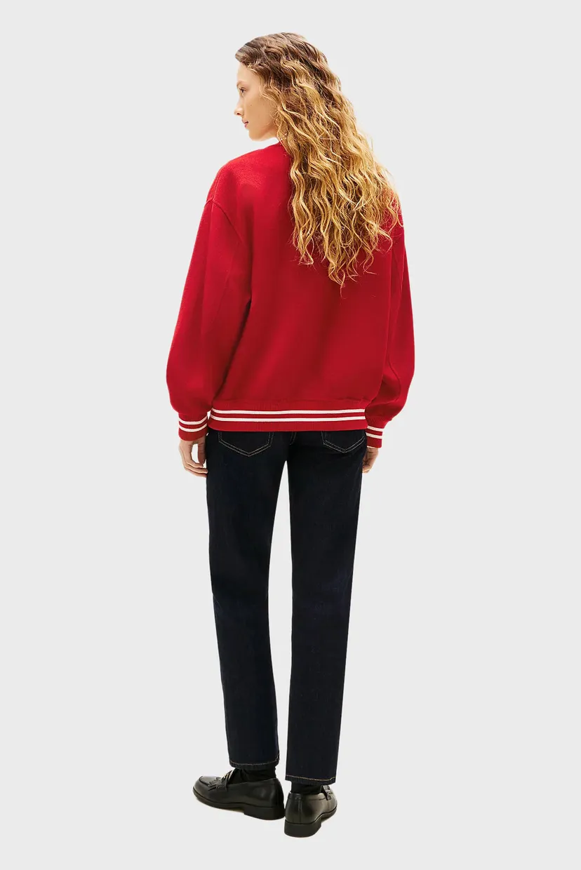 Женский бомбер DF WOOL VARSITY BOMBER 3