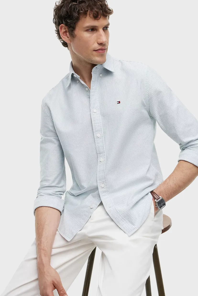 Рубашка/HERITAGE OXFORD STRIPE RF SHIRT 4