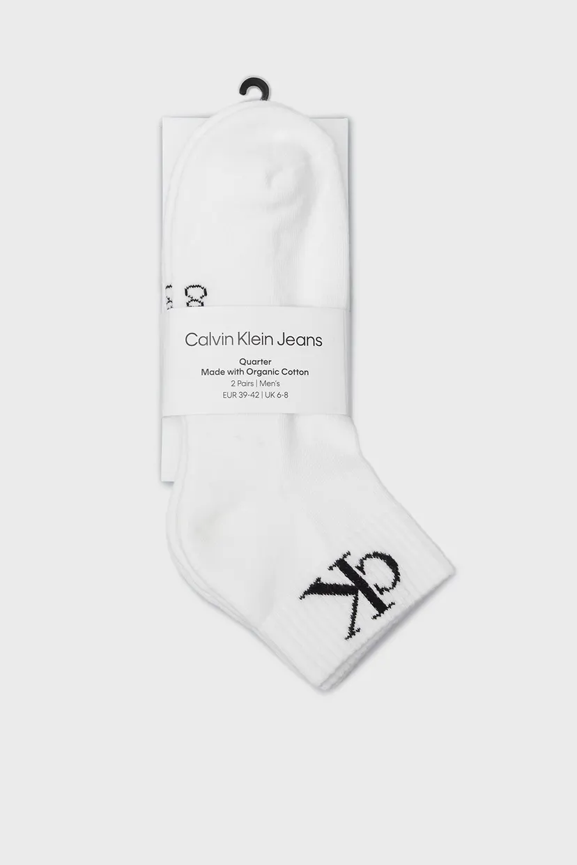Носки CKJ MEN QUARTER 2P MONOGRAM 3