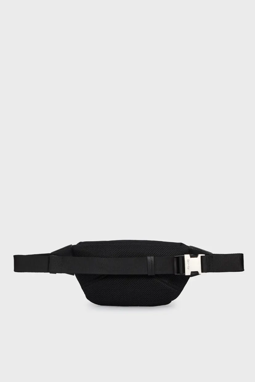 Мужская черная поясная сумка с узором CK MUST WAISTBAG MONO 5