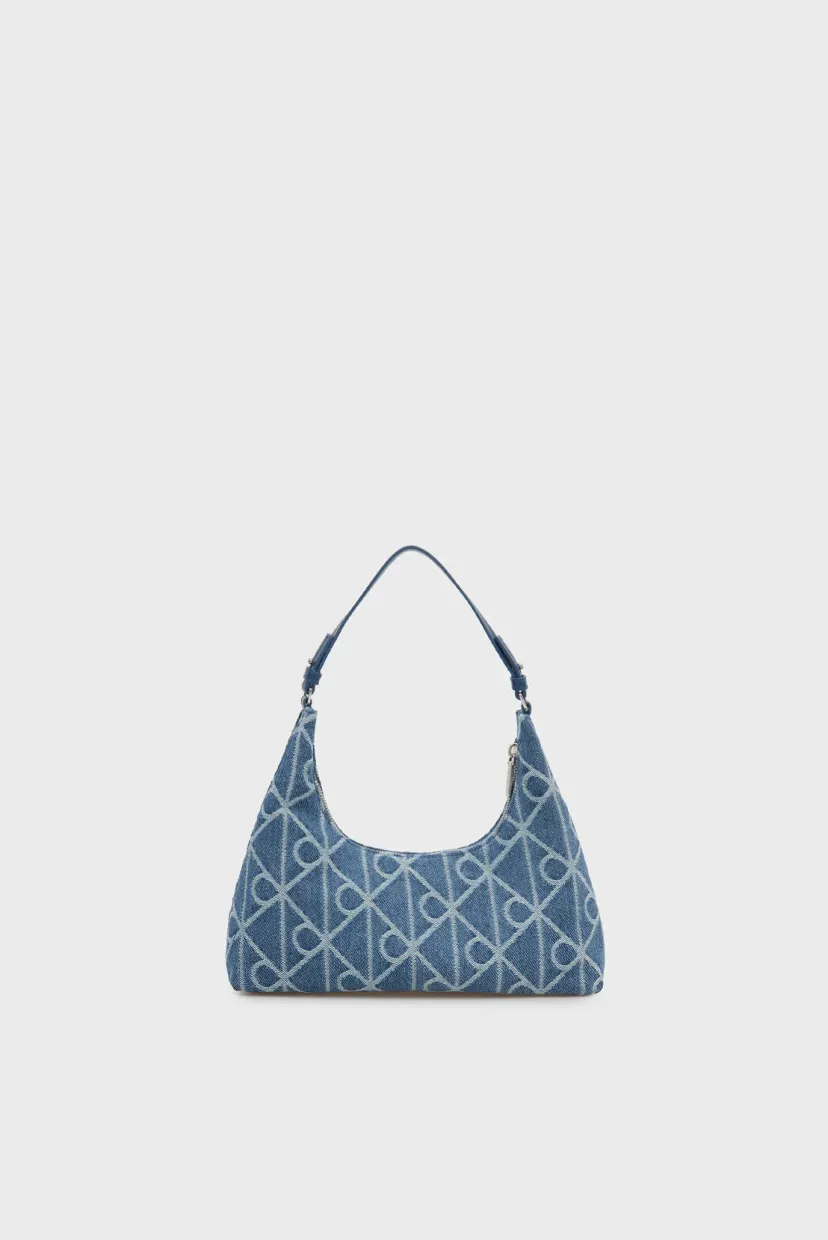 Сумка EMBLEM AOP DENIM SHOULDER BAG 4