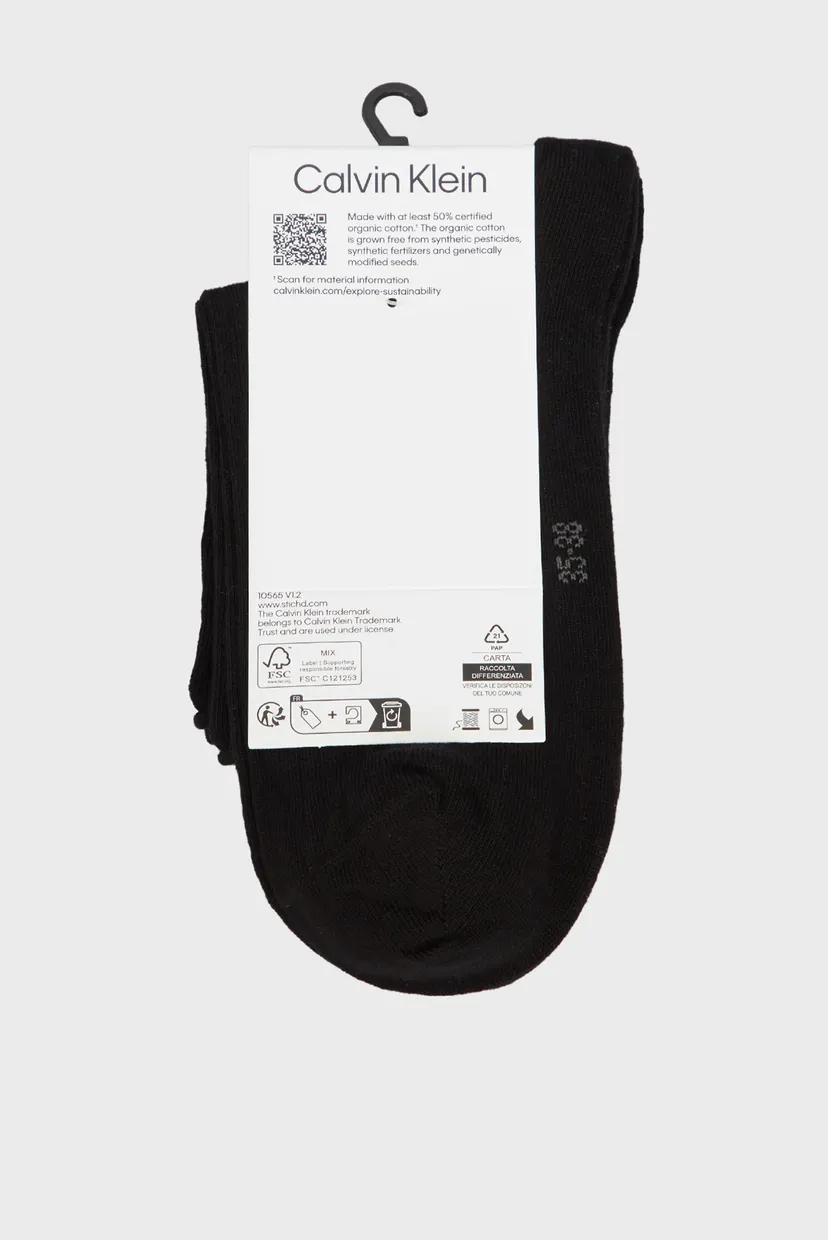 Носки CK WOMEN SHORT SOCK 2P ROLL TOP 3
